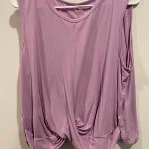 Avia Lavender Twist Tank Top